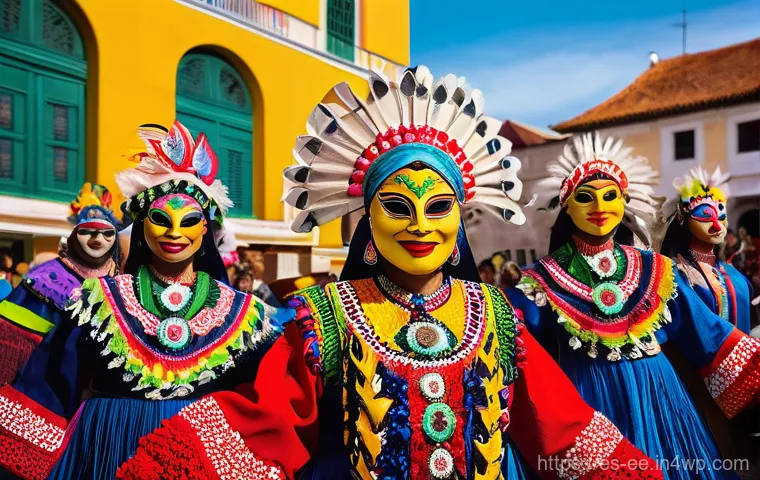 일제 근무의 기억과 재현 - **Prompt:** A vibrant street scene in a historic Latin American city, reminiscent of San Telmo in Bu...