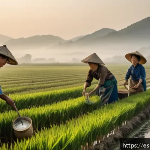 Home 17 일제 강점기 소외된 노동자의 목소리 - A detailed scene depicting Korean agricultural workers during the Japanese occupation, dressed in mo...